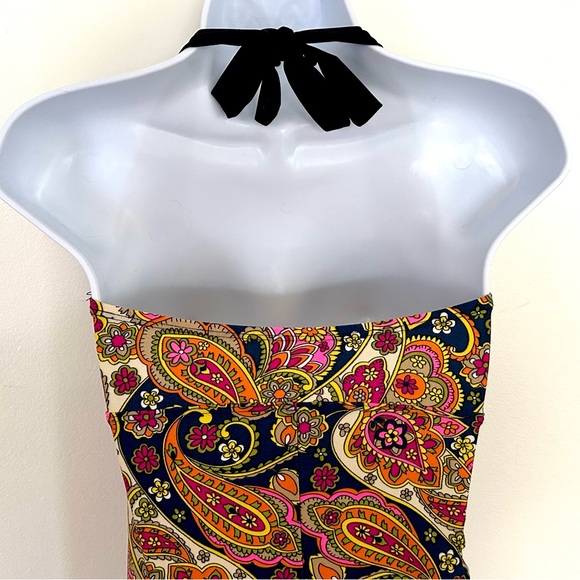 POPINA Paisley 50s Inspired Bathing Suit / S - Picture 6 of 9